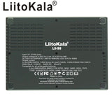 LiitoKala Lii-S8 8 lii-S12 12 Slots LCD Battery Charger for lithium ion LiFePO4 Ni-MH Ni-Cd 9V 21700 20700 26650 18650