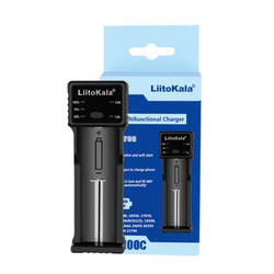 Liitokala Lii-100C 2A Smart Battery Charger 1.2V 3.7V 3.2V 3.85V AA/AAA for 18650 21700 lithium ion