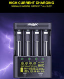 LiitoKala lii-600 LCD Screen Display Smartest Lithium NiMH AA Battery Charger 18650 26650 US plug