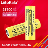 1PCS LiitoKala Lii-King6000 21700 6000mAh 40A RechargeableHigh discharge Battery fits