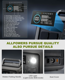 ALLPOWERS R600 299Wh 600W Lifepo4 Portable Power Station UPS Solar Generator 400W Input