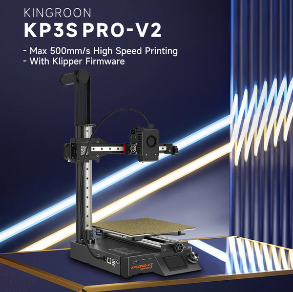 Kingroon 3d Printer  KP3S Pro V2 3D 350mm high speed Klipper Mainboard Linear Rails 200x200x200mm