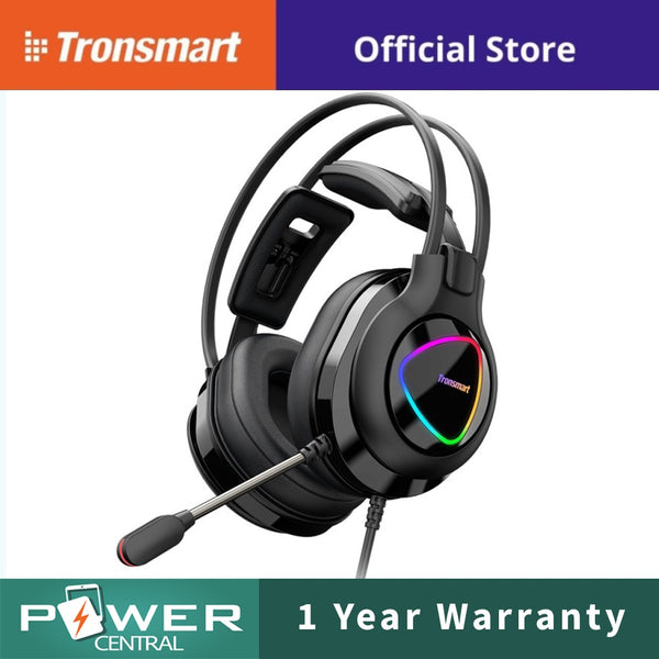 Tronsmart Glary Alpha Gaming Headphones ps4 Headsets Gamer w/ LED Lighting, 3.5mm USB Port