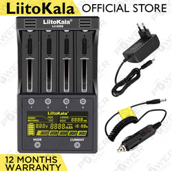 LiitoKala lii-500S LCD Screen Display Smartest Lithium NiMH AA Battery Charger 18650 26650 US plug