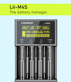 Liitokala Lii-M4S Lithium Battery charger Tester Discharger for 18650 26650 AA AAA LCD display