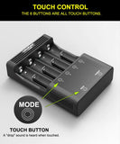 LiitoKala lii-600 LCD Screen Display Smartest Lithium NiMH AA Battery Charger 18650 26650 US plug