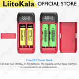 LiitoKala DIY Power Bank Lii-MP2 21700 18650 Battery QC3.0 Fast Charging Type-C Input