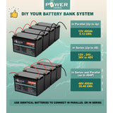 Power Central 12V 100ah Lifepo4 Battery EVE LF100LA JK Smart BMS JBD Grade A 5000 Cycle life